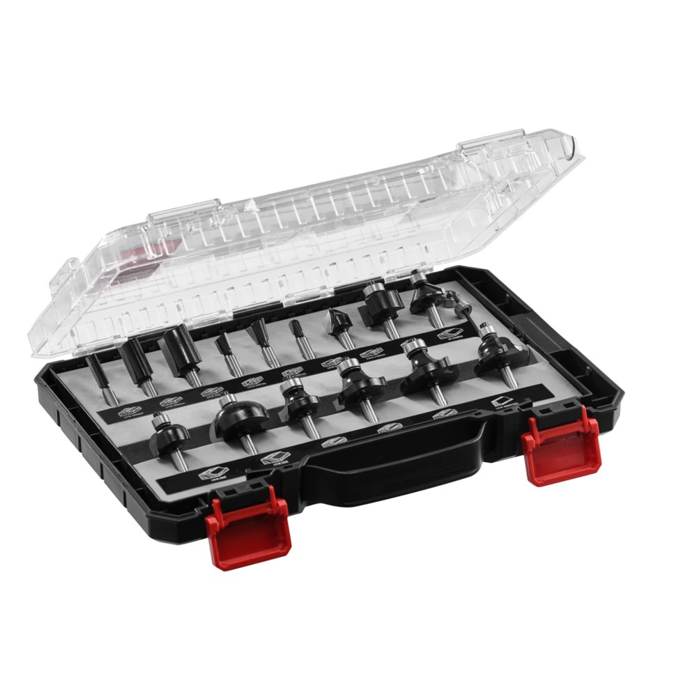 slide 4 of 5, SKIL 15 -Piece Carbide-tipped Router Bit Set, 1 ct