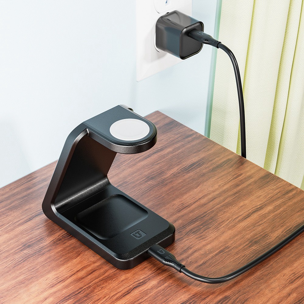 slide 3 of 6, Utilitech Type C USB-A Wireless Charger 1-Port Smart Compatible, 1 ct