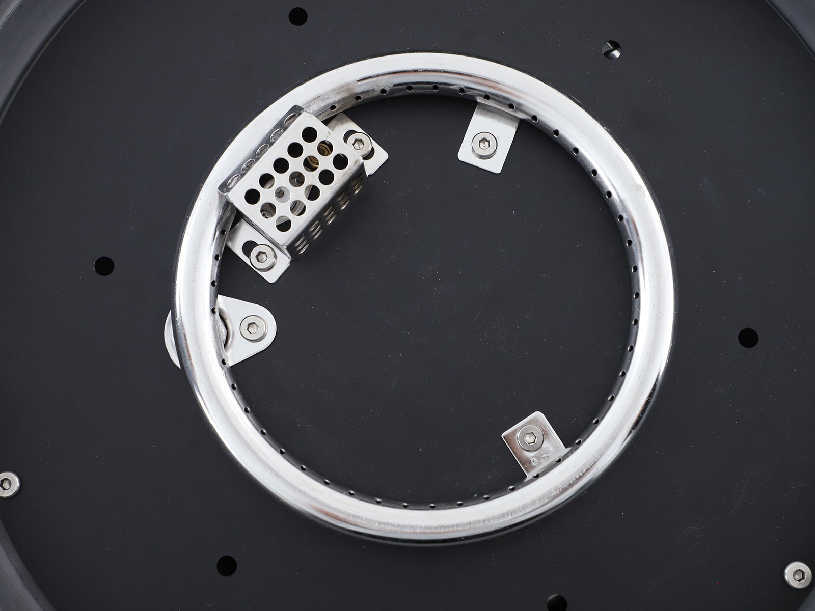 slide 4 of 6, allen + roth 16.93-in W 40000 Maximum BTUs Steel Round Portable Liquid propane Fire column, 1 ct