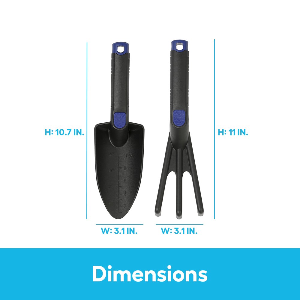 slide 3 of 6, Lowe's Essentials 2pc Plastic Garden Tool Set Hand Tool Kit, 1 ct