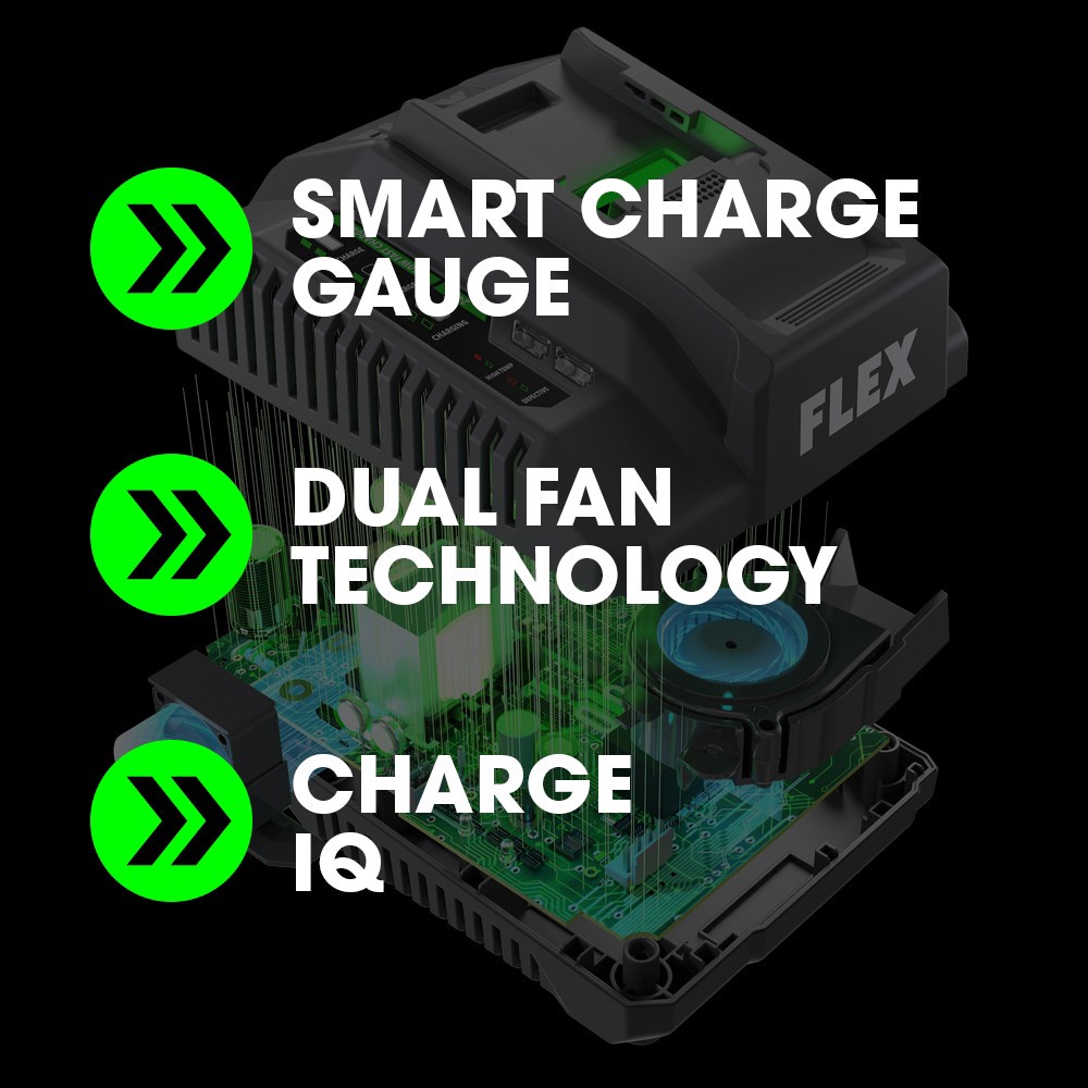 slide 4 of 6, FLEX 24 -Volt 1 -Pack Lithium-ion ( 5 Ah Battery and Charger ), 1 ct