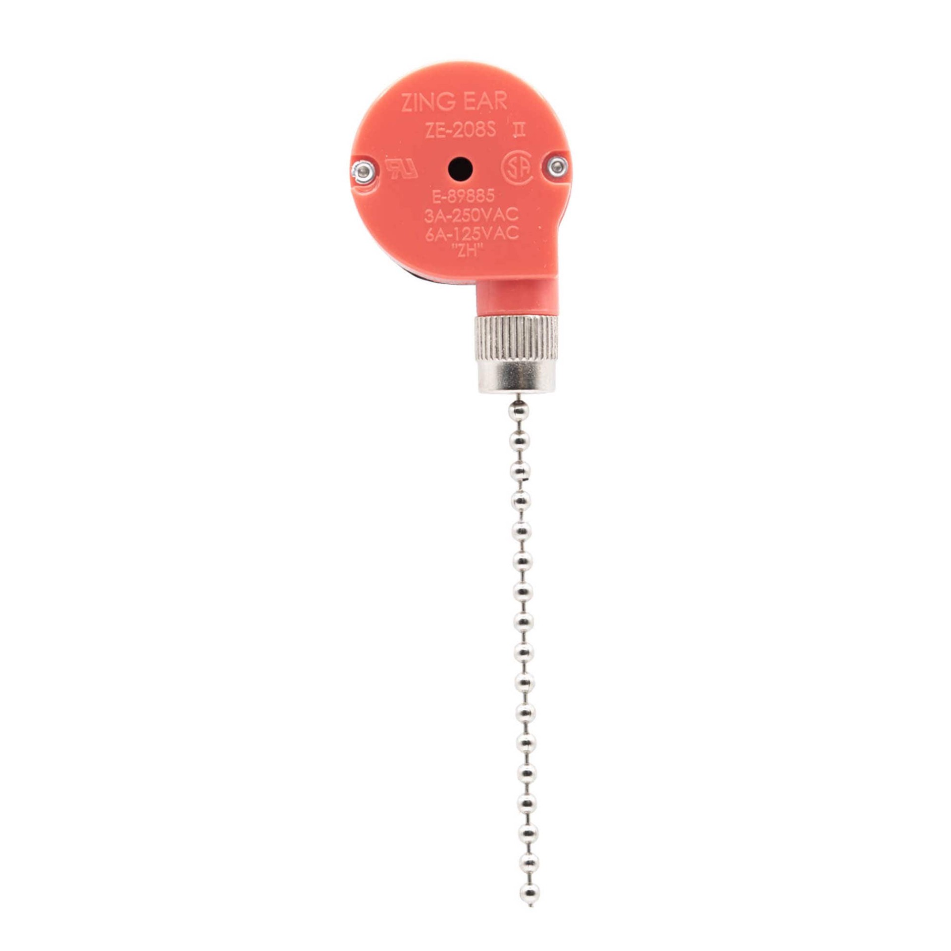 slide 4 of 5, Harbor Breeze 3-in 3 -Speed Red Pull chain, 1 ct