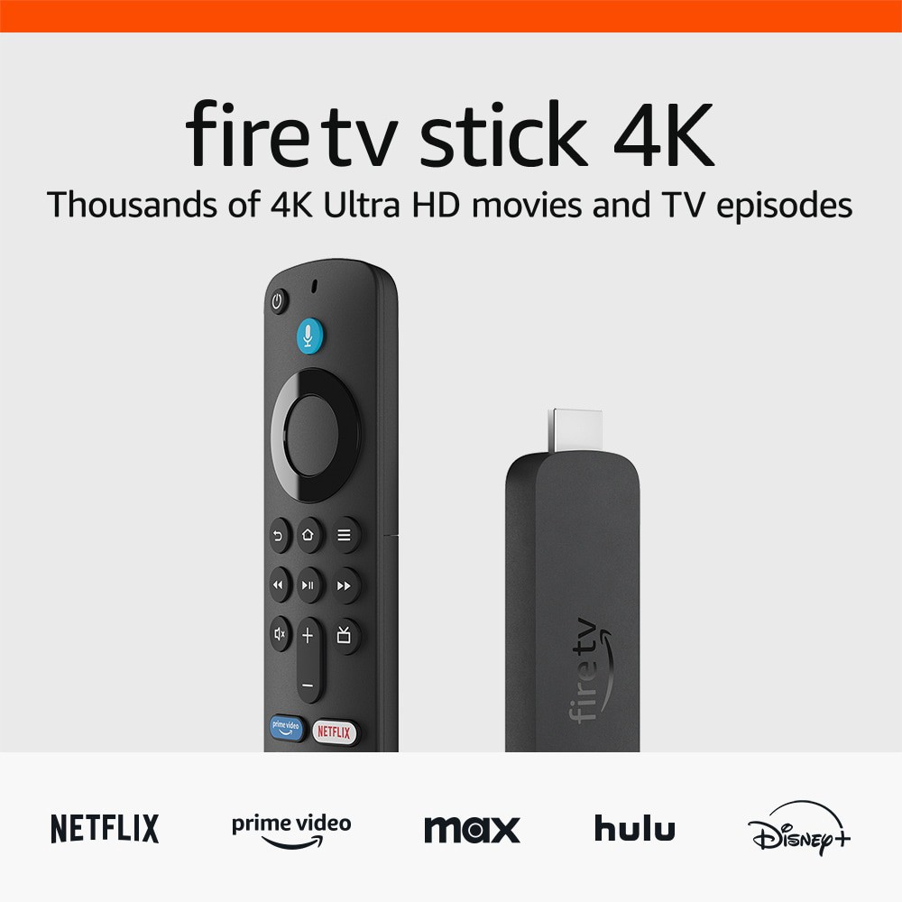 slide 3 of 6, Amazon Fire TV Stick 4K Streaming Device, Includes Support for Wi-Fi 6, Dolby Vision/Atmos, and Free Live TV, 1 ct