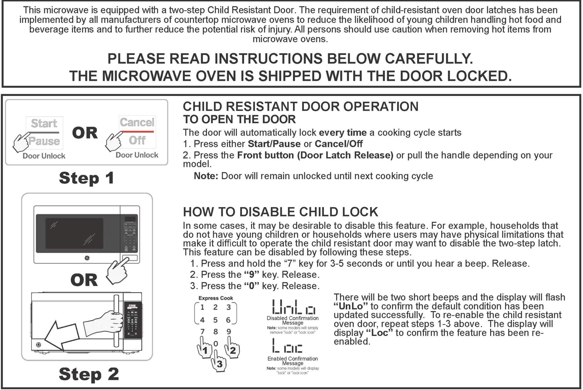 slide 5 of 6, GE 2.2-cu ft 1100 -Watt Countertop Microwave ( Stainless ), 1 ct