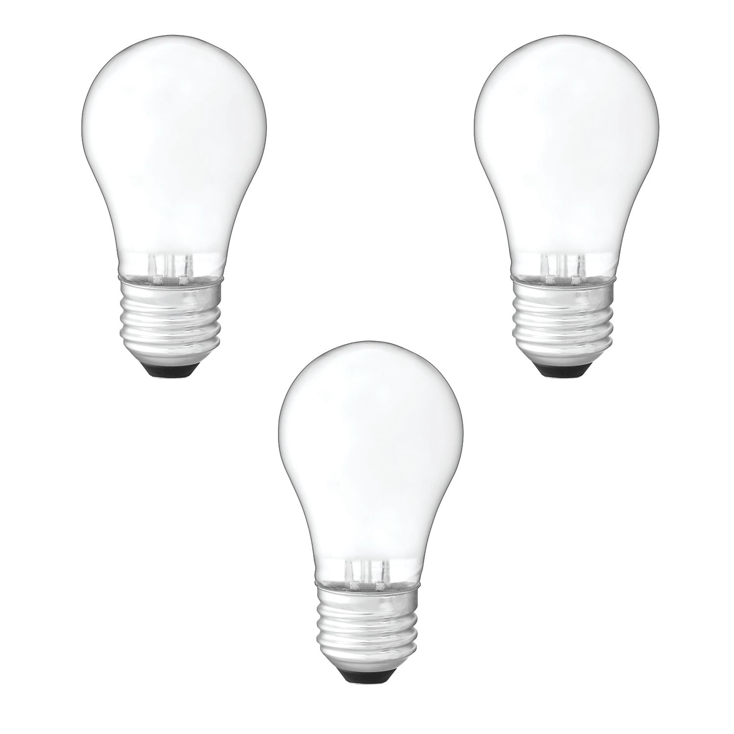 slide 5 of 6, Utilitech 40 -Watt EQ A15 Soft white Medium base (E-26) Dimmable LED General purpose Light Bulb 3 -Pack, 1 ct