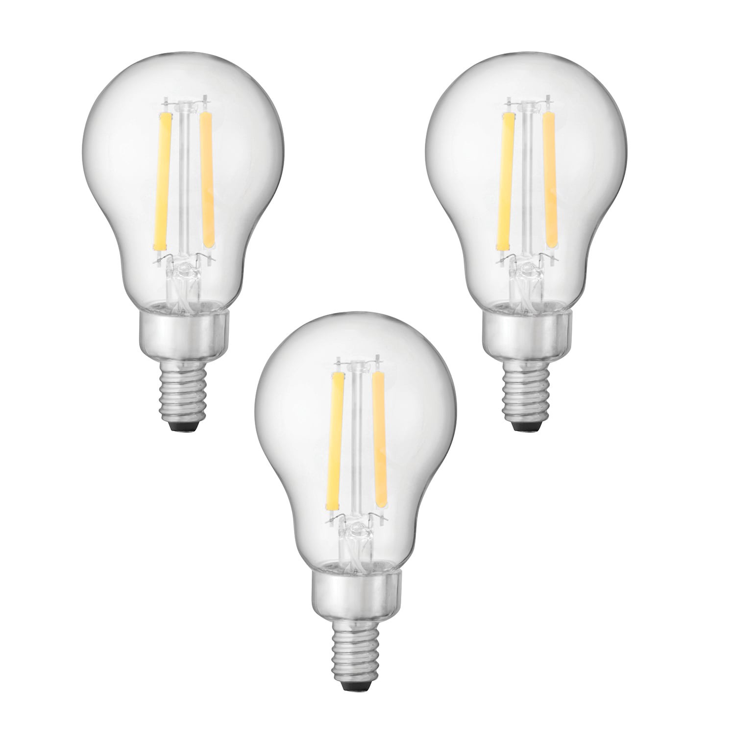 slide 5 of 6, Utilitech 60 -Watt EQ A15 Daylight Candelabra base (E-12) Dimmable LED General purpose Light Bulb 3 -Pack, 1 ct