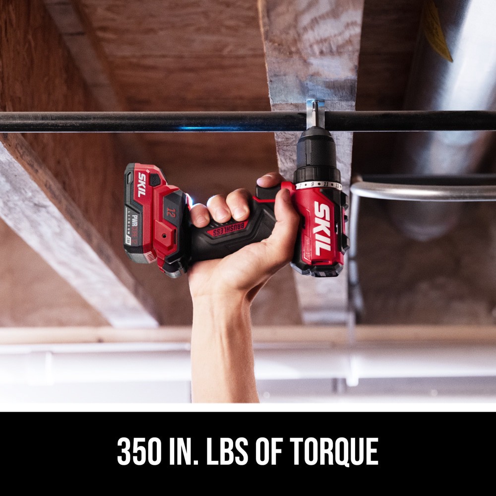 slide 4 of 6, SKIL PWR CORE 12-volt 5-Tool Brushless Power Tool Combo Kit (2-Batteries and Charger Included), 1 ct