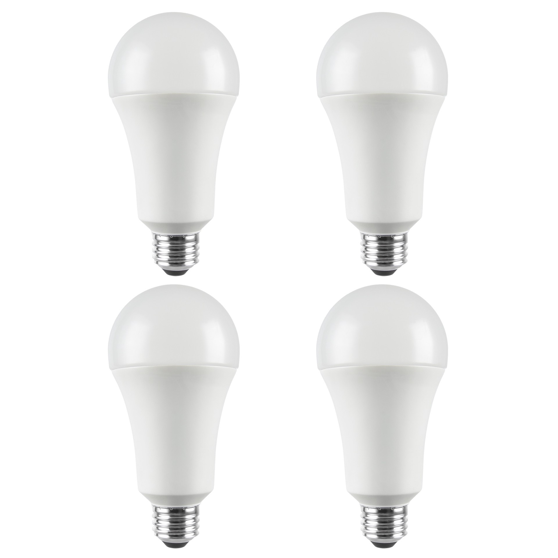 slide 5 of 6, Utilitech 150 -Watt EQ A21 Daylight Medium base (E-26) Dimmable LED General purpose Light Bulb 4 -Pack, 1 ct