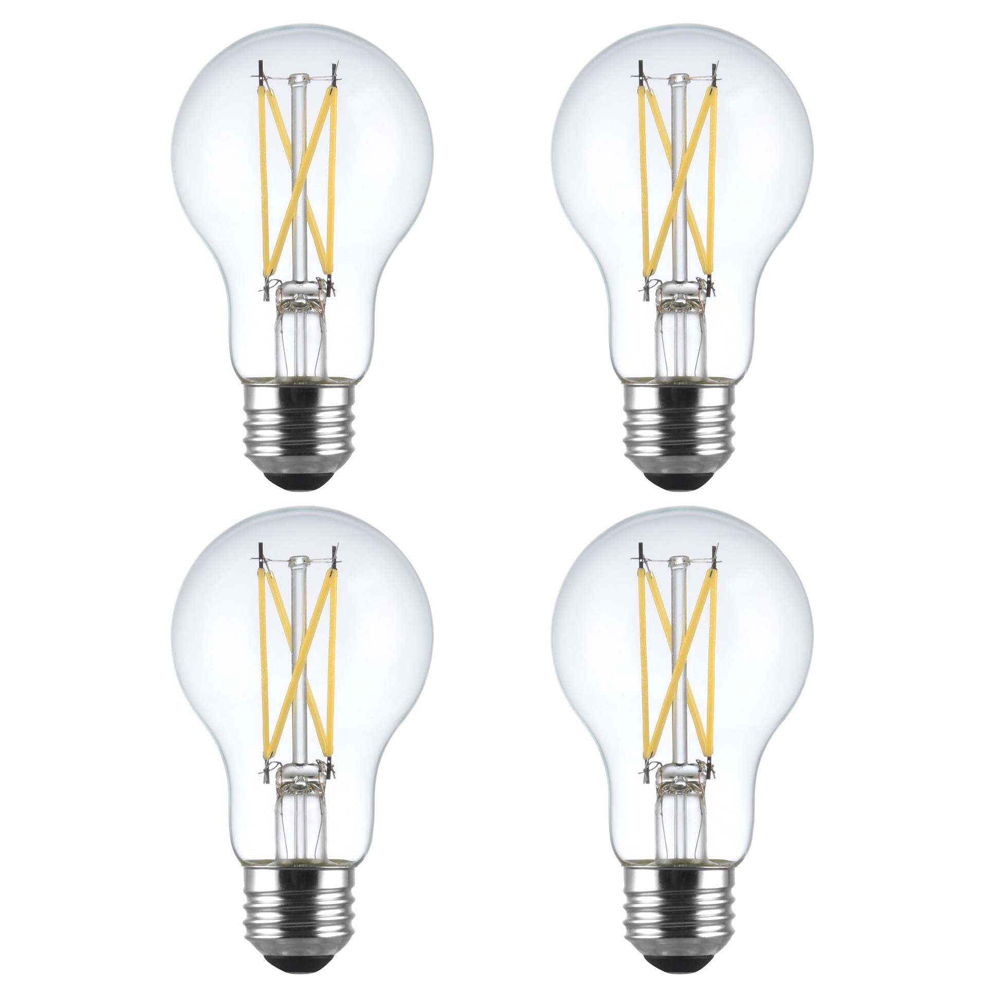 slide 5 of 6, Utilitech 60 -Watt EQ A19 Daylight Medium base (E-26) Dimmable LED General purpose Light Bulb 4 -Pack, 1 ct