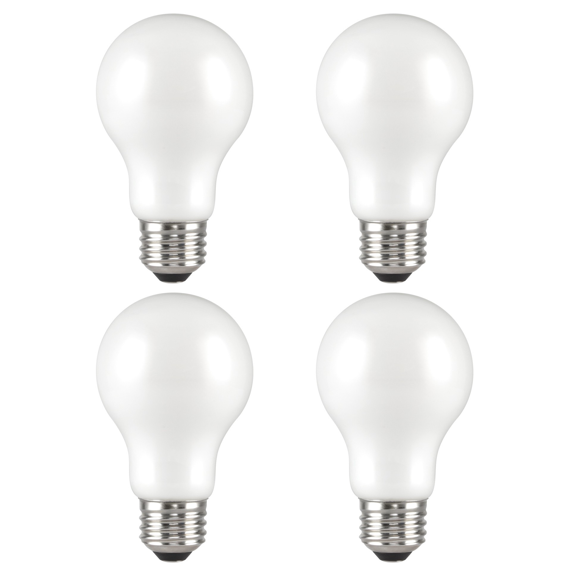 slide 5 of 6, Utilitech Led light bulb 40 -Watt EQ A19 Soft white Medium base (E-26) Dimmable LED General purpose Light Bulb 4 -Pack, 1 ct