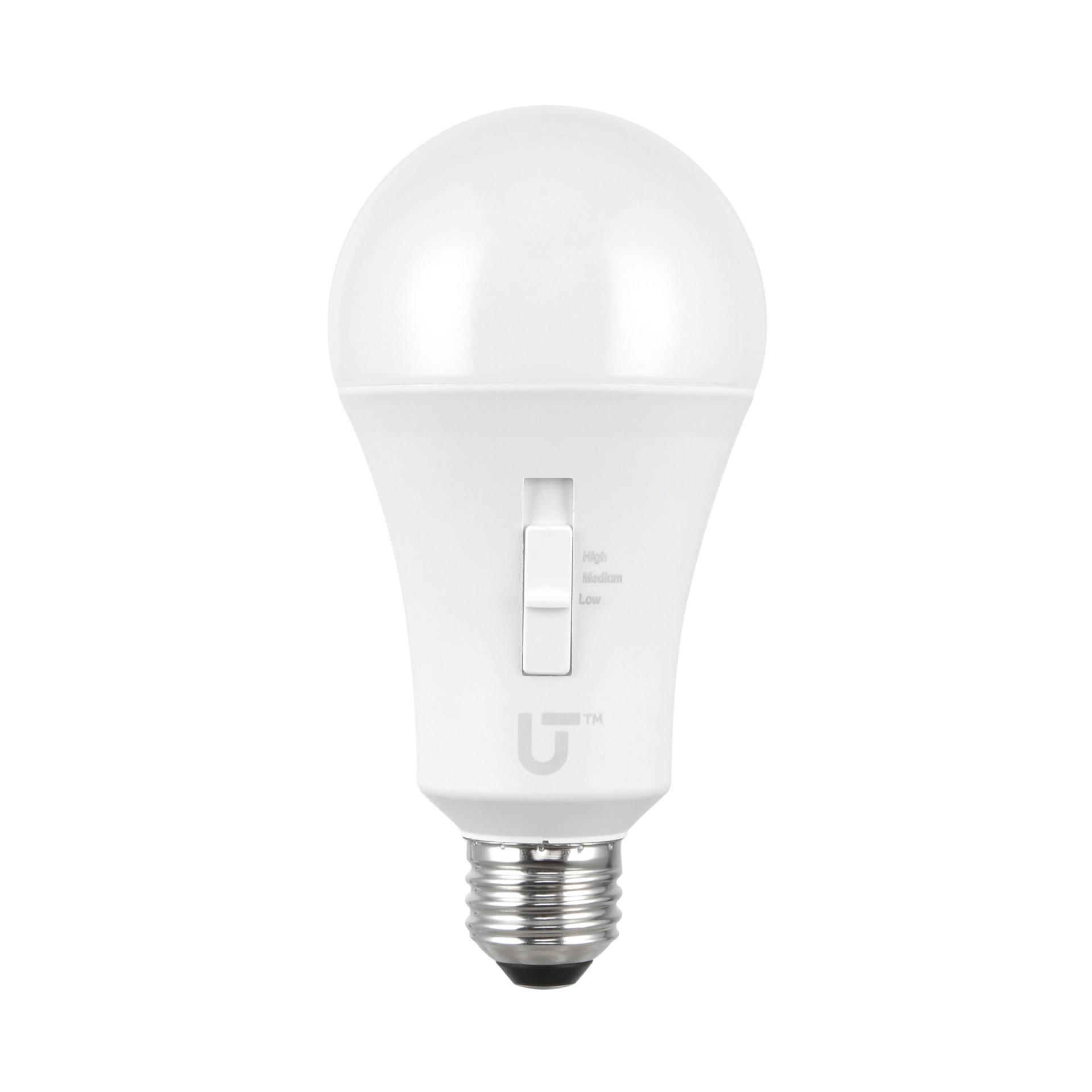 slide 4 of 6, Utilitech 200 -Watt EQ A21 Daylight Medium base (E-26) LED General purpose Light Bulb, 1 ct