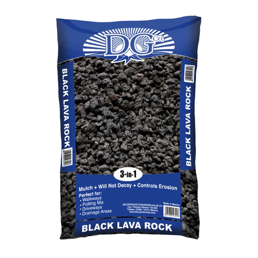 slide 1 of 5, 0.5 Cubic feet 18-lb Black Decorative rock ( 0.5 - 3.0-in Rock Size ), 1 ct