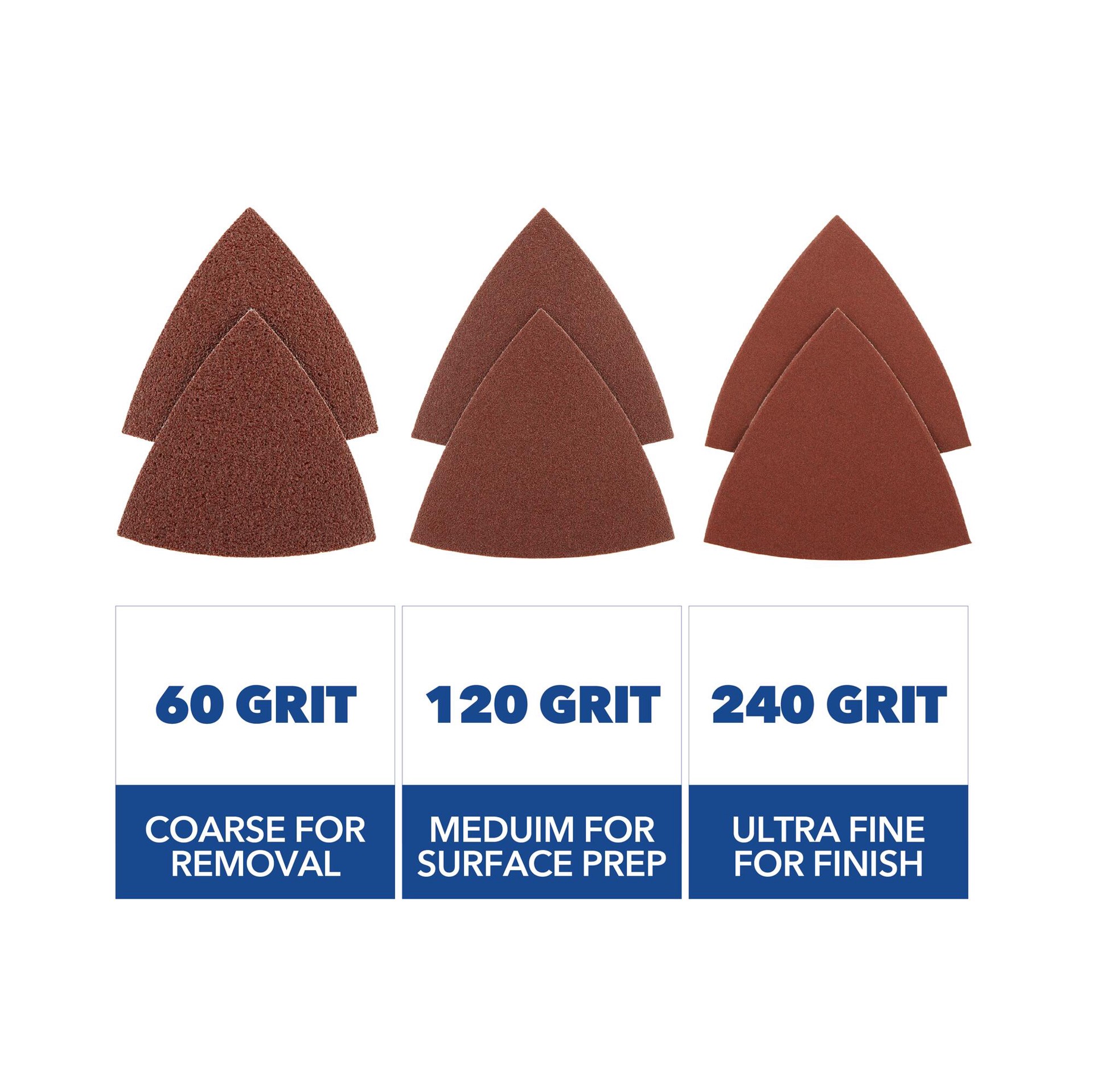 slide 3 of 6, Dremel Universal True Fit 6 -Pack Assorted Sandpaper, 1 ct
