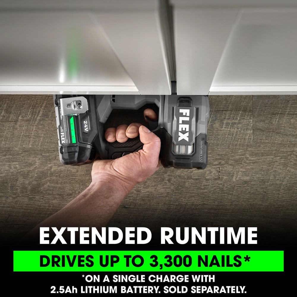 slide 3 of 6, FLEX 1-3/8-in 23 -Gauge Cordless Pin Nailer ( Battery Not Included and Charger Not Included ), 1 ct