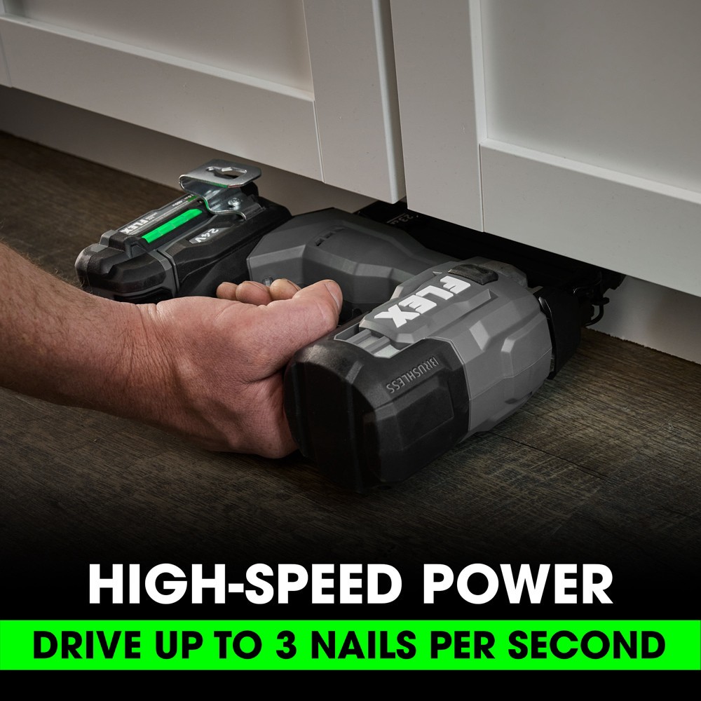 slide 4 of 6, FLEX 1-3/8-in 23 -Gauge Cordless Pin Nailer ( Battery Not Included and Charger Not Included ), 1 ct