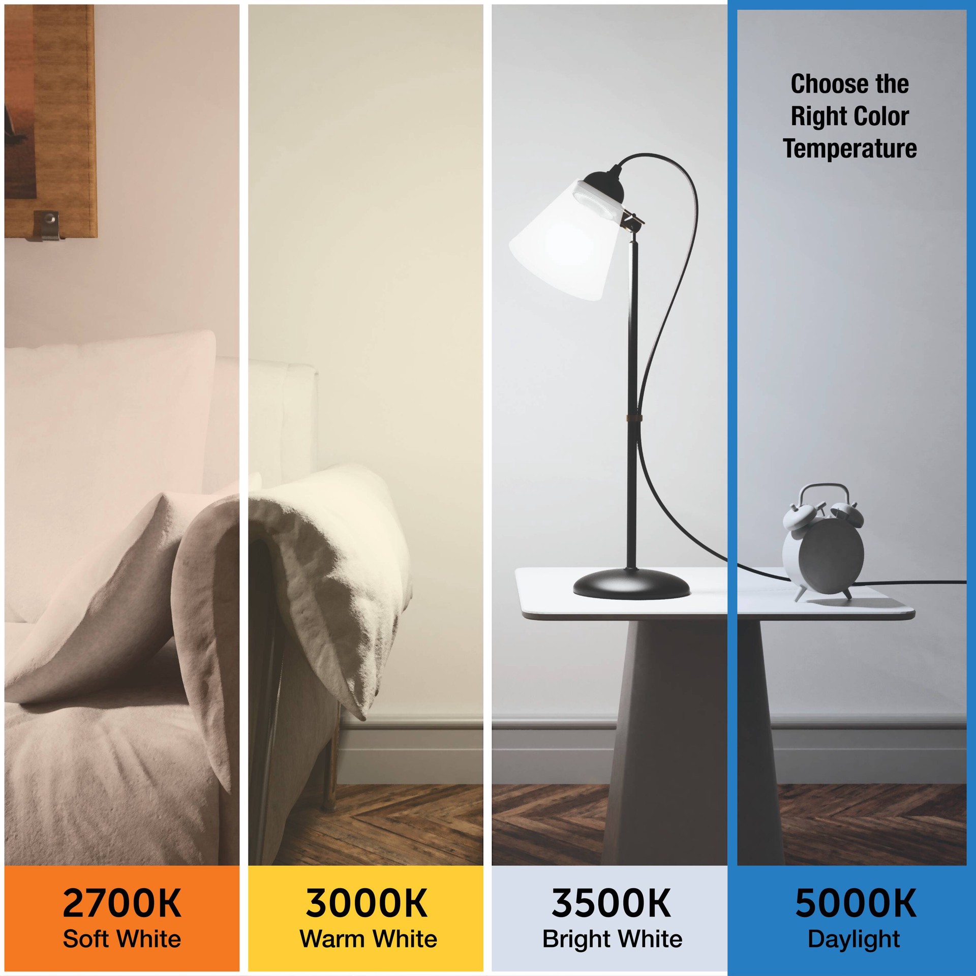 slide 2 of 6, Utilitech 60 -Watt EQ T14 Daylight Medium base (E-26) Dimmable LED General purpose Light Bulb 3 -Pack, 1 ct