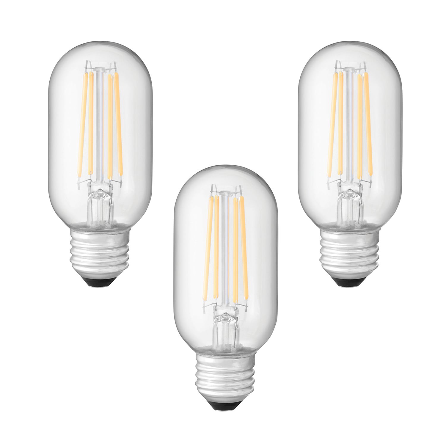 slide 5 of 6, Utilitech 60 -Watt EQ T14 Daylight Medium base (E-26) Dimmable LED General purpose Light Bulb 3 -Pack, 1 ct