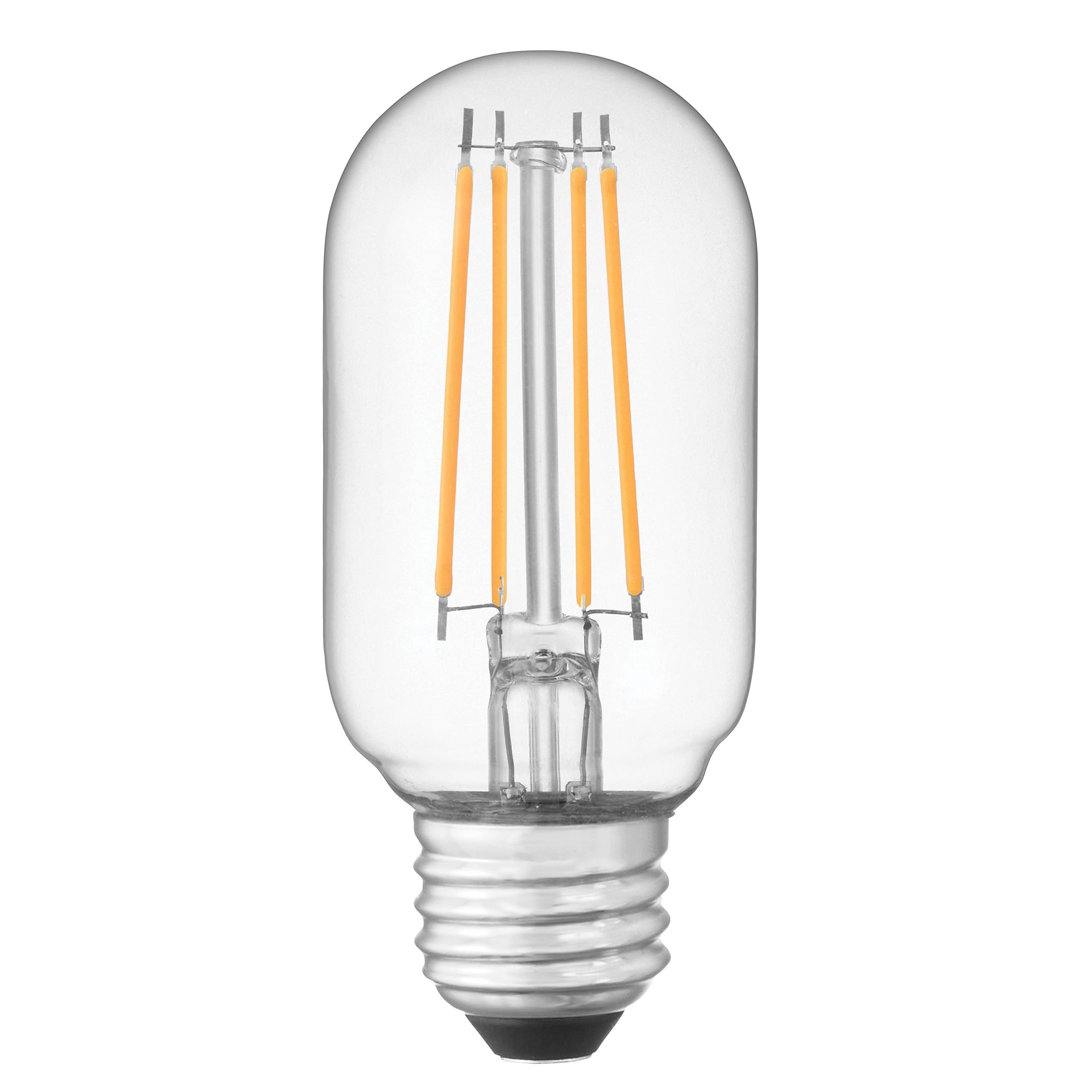 slide 4 of 6, Utilitech 60 -Watt EQ T14 Soft white Medium base (E-26) Dimmable LED General purpose Light Bulb 3 -Pack, 1 ct