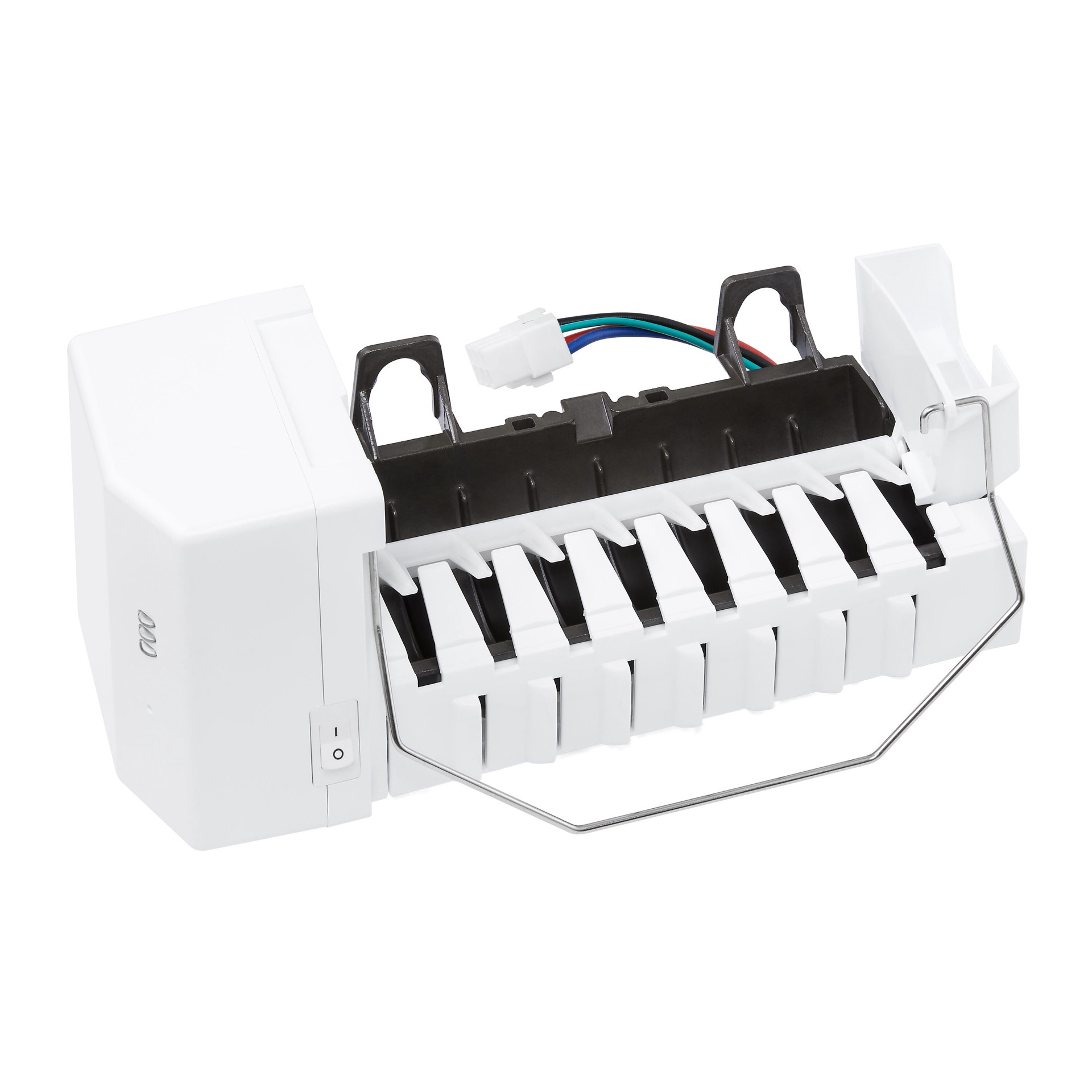 slide 3 of 6, LG 2.2-lb Ice Per day Built-In Cubed Ice Maker (White), 1 ct