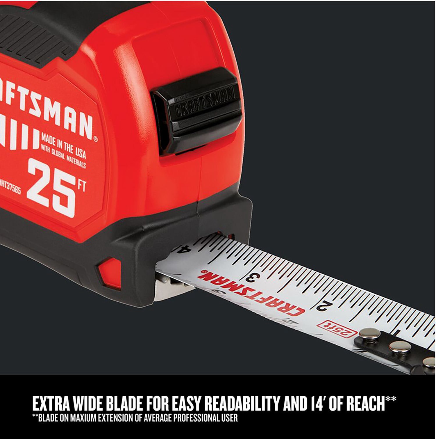 slide 3 of 5, CRAFTSMAN PROREACH 2 -Pack 25-ft Tape Measure, 1 ct