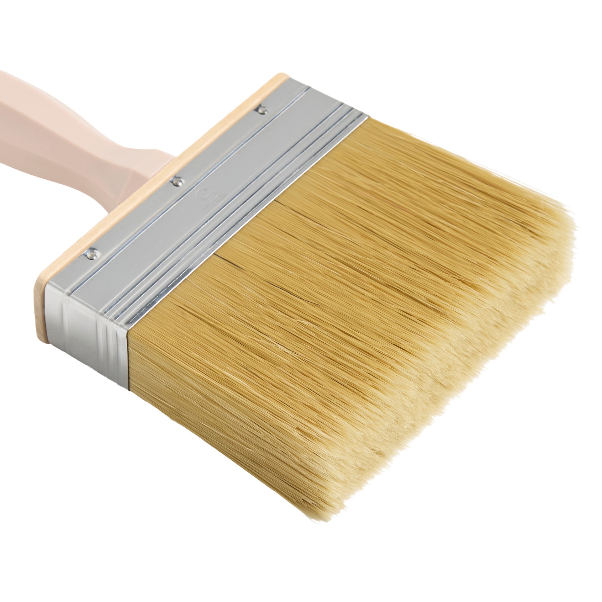 slide 3 of 6, Project Source Better Oil Paints and Stains for Decks and Fences 5-in Reusable Flat Stain Brush, 1 ct