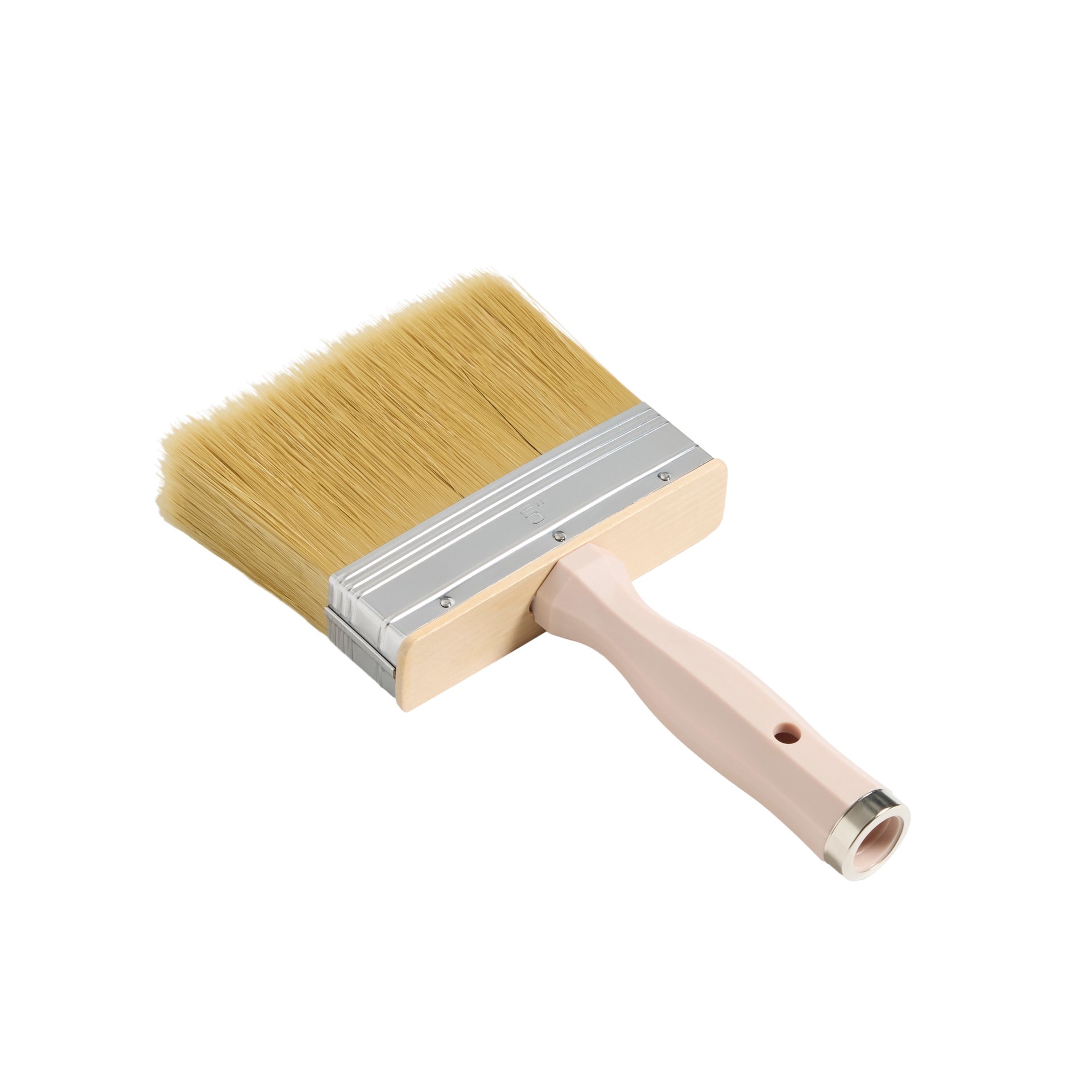 slide 6 of 6, Project Source Better Oil Paints and Stains for Decks and Fences 5-in Reusable Flat Stain Brush, 1 ct