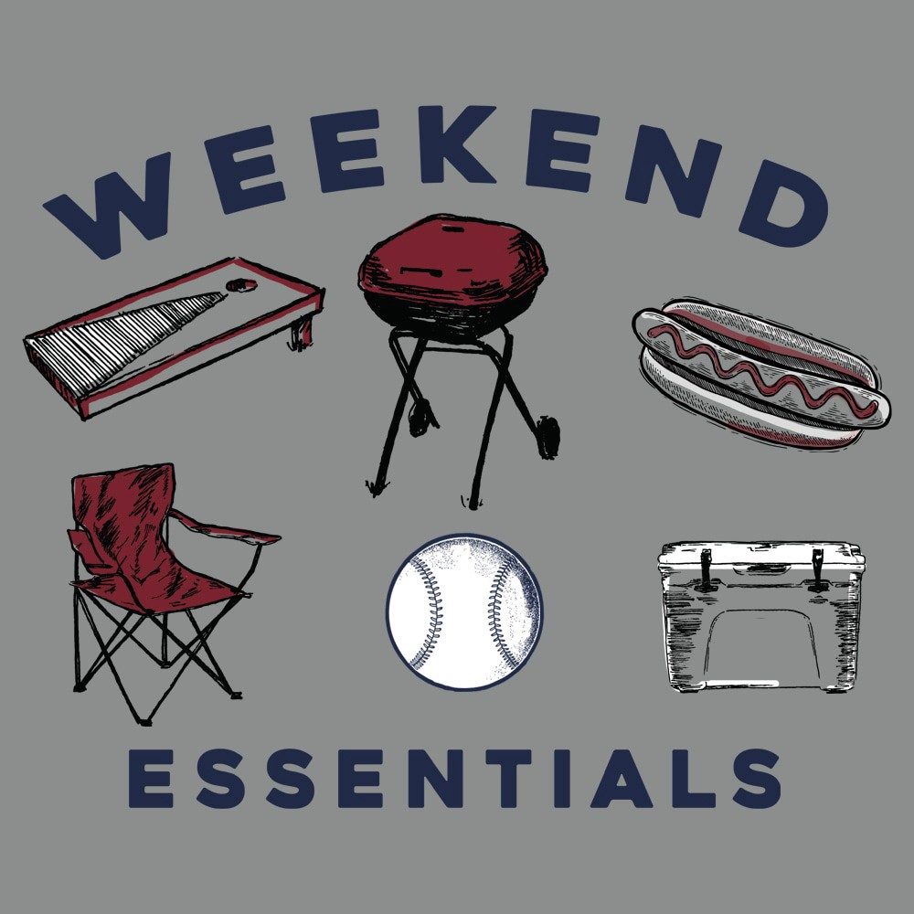 slide 2 of 4, Men's Gray Medium weight Knit Short sleeve T-shirt ( Large ), 1 ct