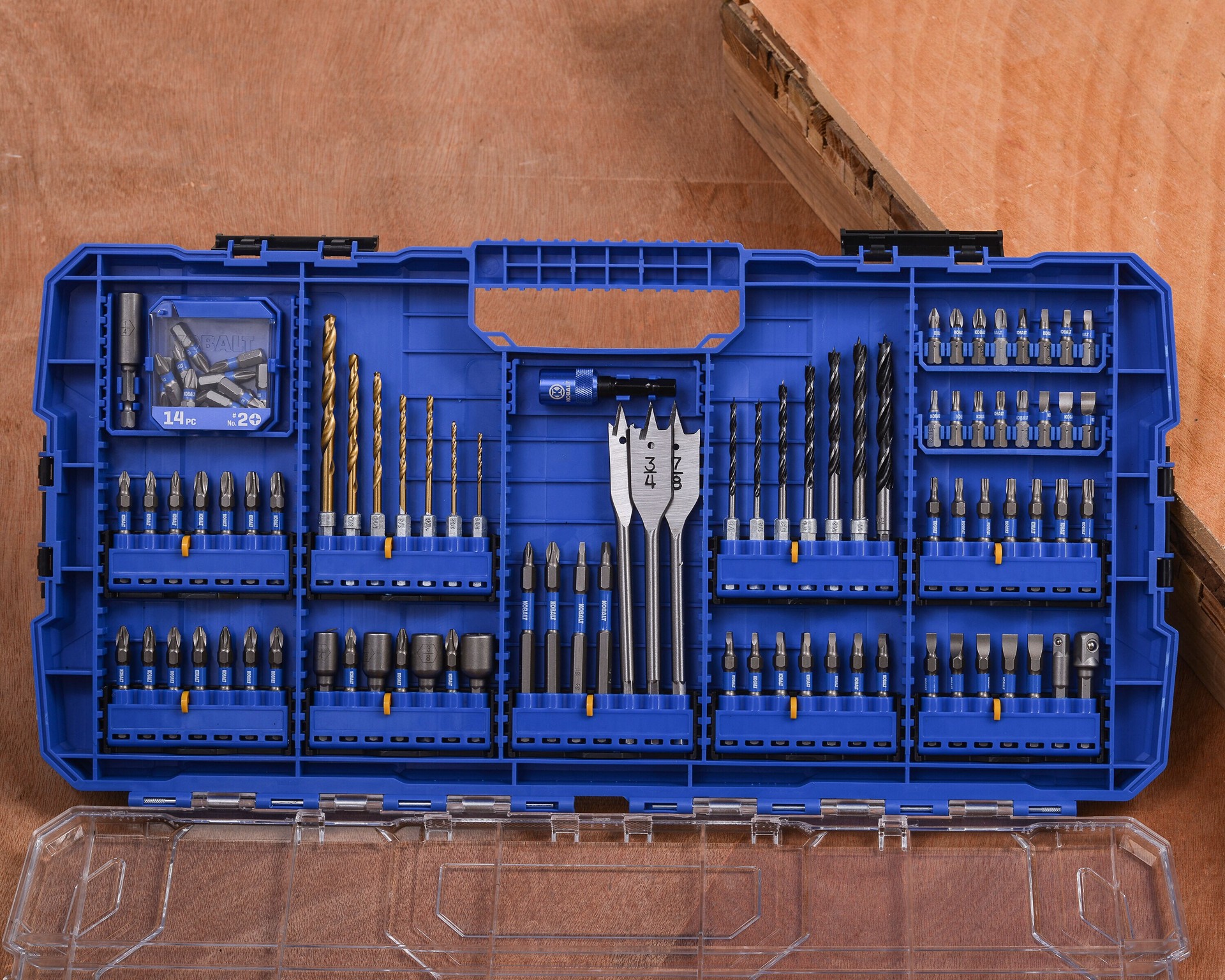slide 4 of 6, Kobalt 1/4-in x Impact Driver Bit Set 95 -Piece, 1 ct