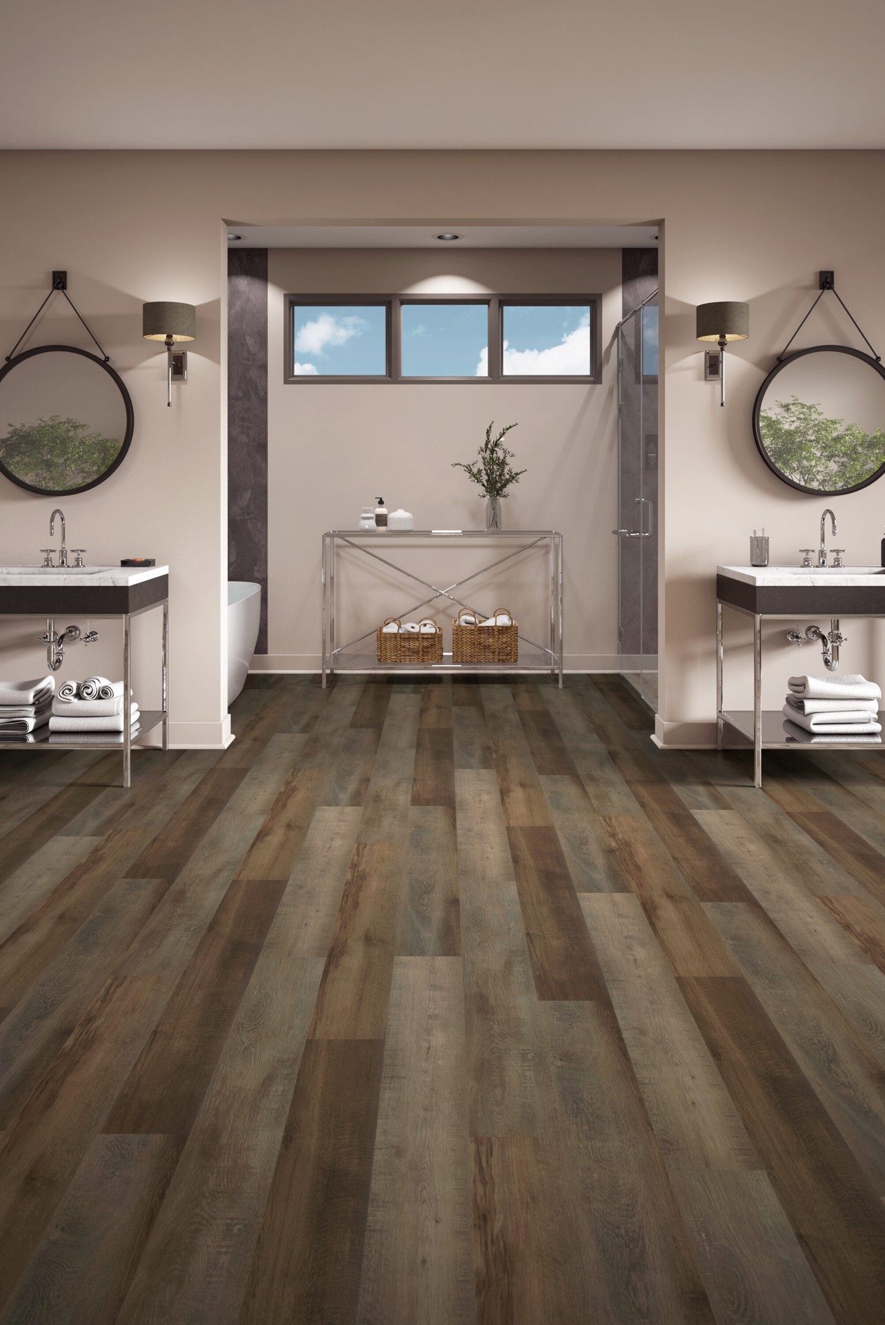 slide 2 of 6, Dreamcore Lakefront Oak 22-mil x 7-in W x 48-in L Waterproof Luxury Vinyl Plank Flooring ( 18.57-sq ft Carton ), 1 ct