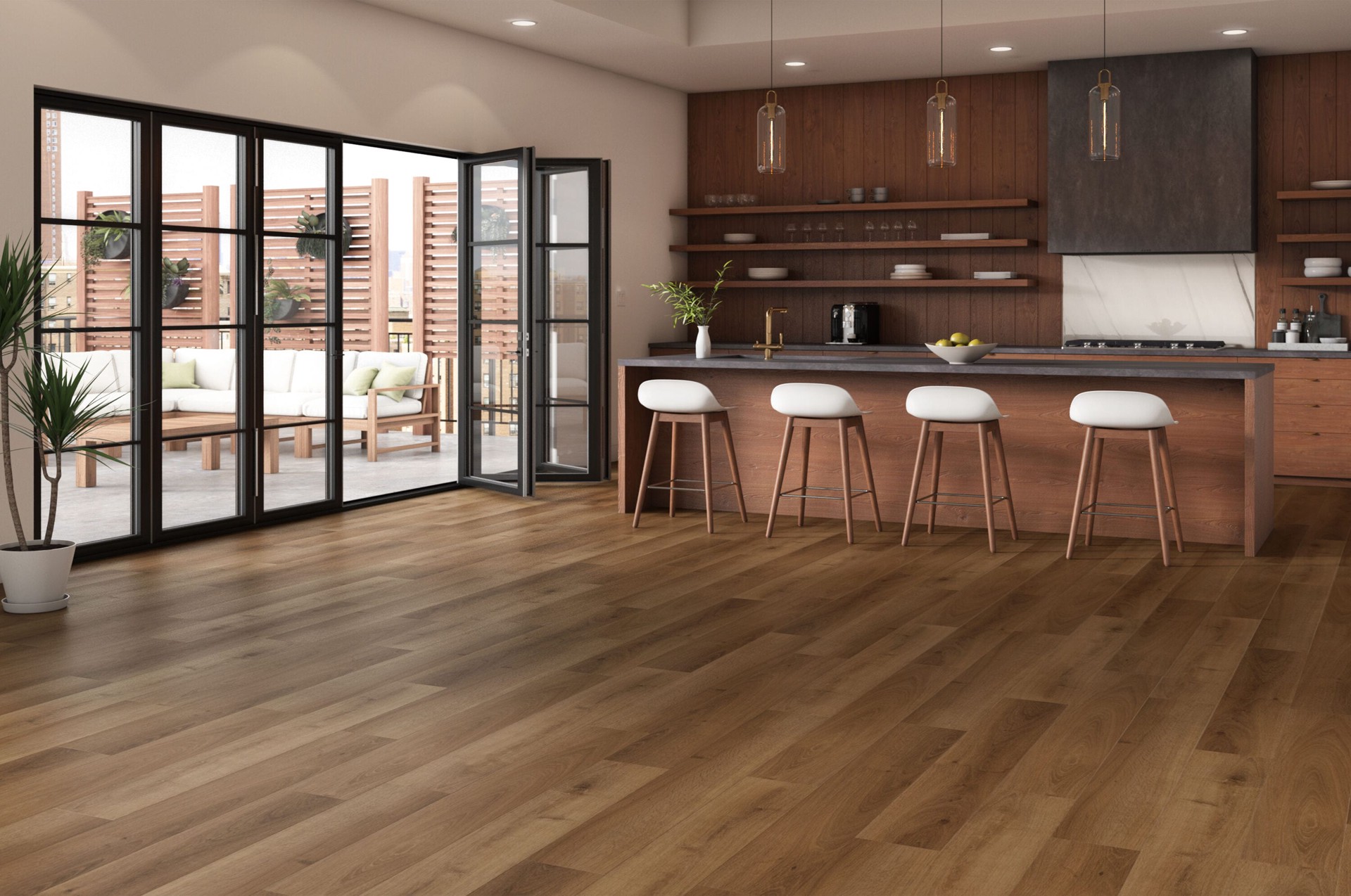 slide 2 of 6, Dreamcore Emporia Oak 22-mil x 7-in W x 48-in L Waterproof Luxury Vinyl Plank Flooring ( 18.57-sq ft Carton ), 1 ct