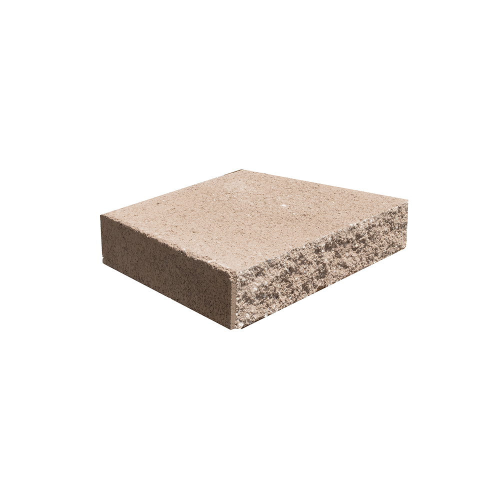 slide 2 of 5, ORCO 3-in H x 16-in L x 11.25-in D MID-BROWN Concrete Retaining wall cap, 1 ct
