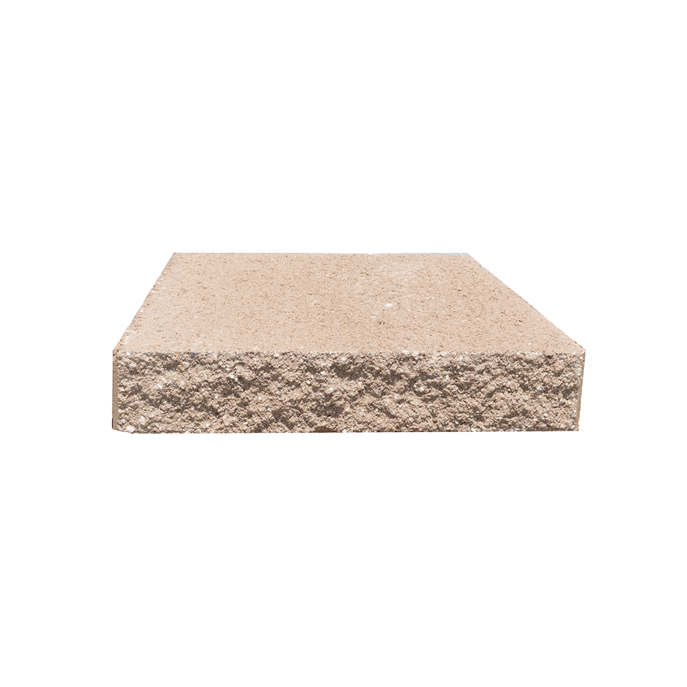 slide 1 of 5, ORCO 3-in H x 16-in L x 11.25-in D MID-BROWN Concrete Retaining wall cap, 1 ct