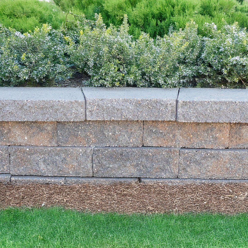 slide 4 of 5, ORCO 3-in H x 16-in L x 11.25-in D MID-CHAR Concrete Retaining wall cap, 1 ct