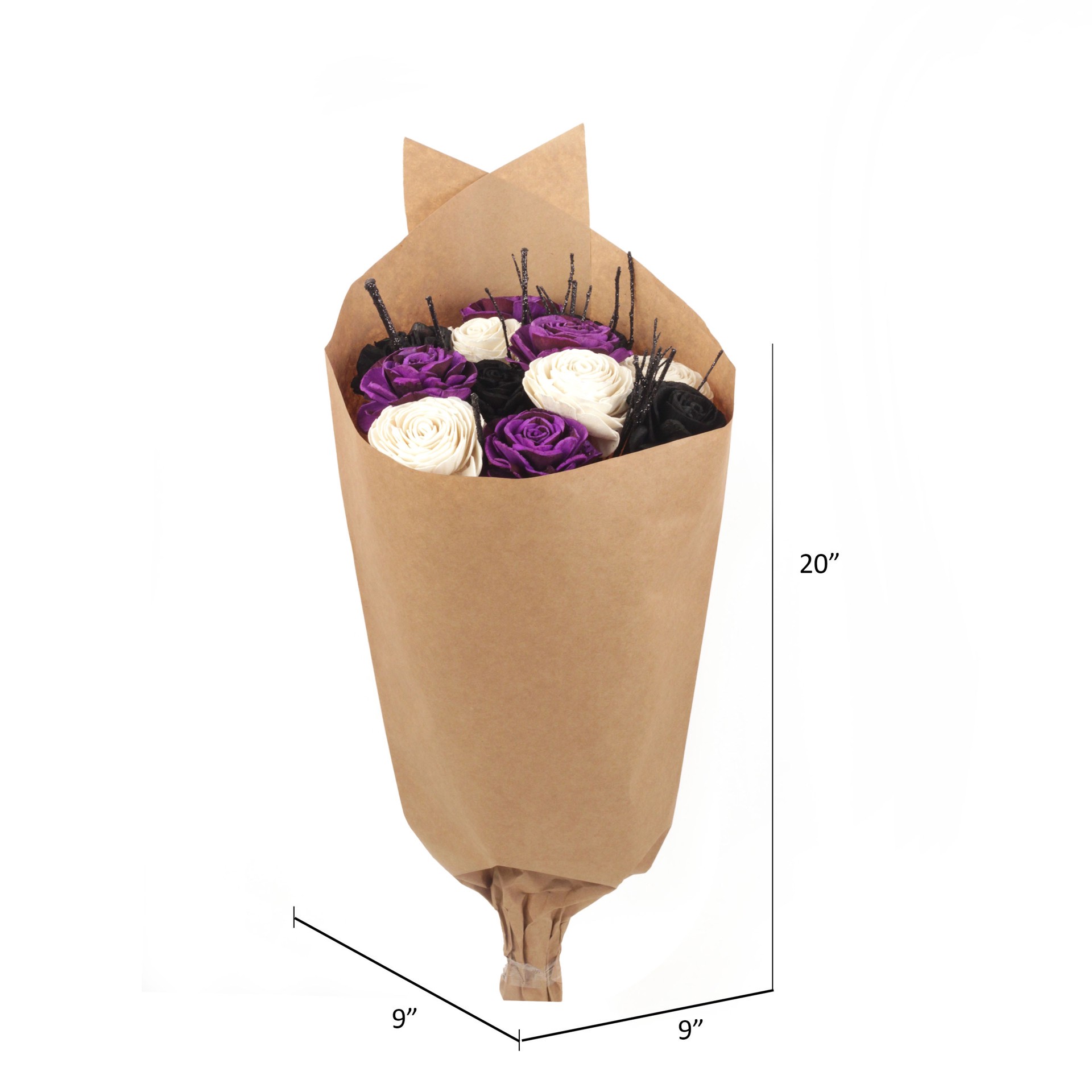 slide 2 of 2, Omni Horticulture 2-in Dozen Roses Indoor Desktop Rose Artificial flower, 1 ct