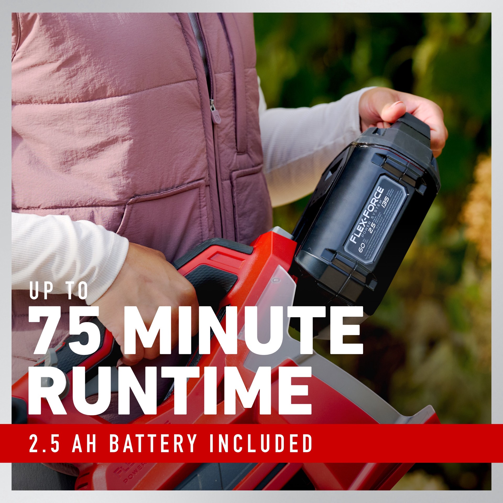 slide 3 of 6, Toro Flex-Force 60-volt 750-CFM 145-MPH Battery Handheld Leaf Blower 2.5 Ah, 1 ct