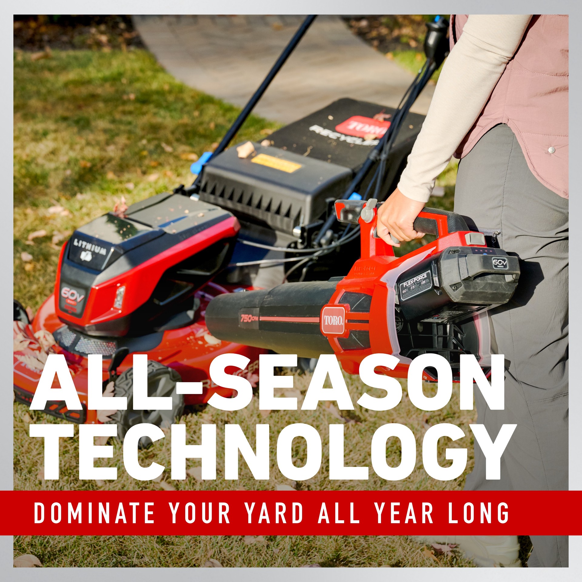 slide 6 of 6, Toro Flex-Force 60-volt 750-CFM 145-MPH Battery Handheld Leaf Blower 2.5 Ah, 1 ct