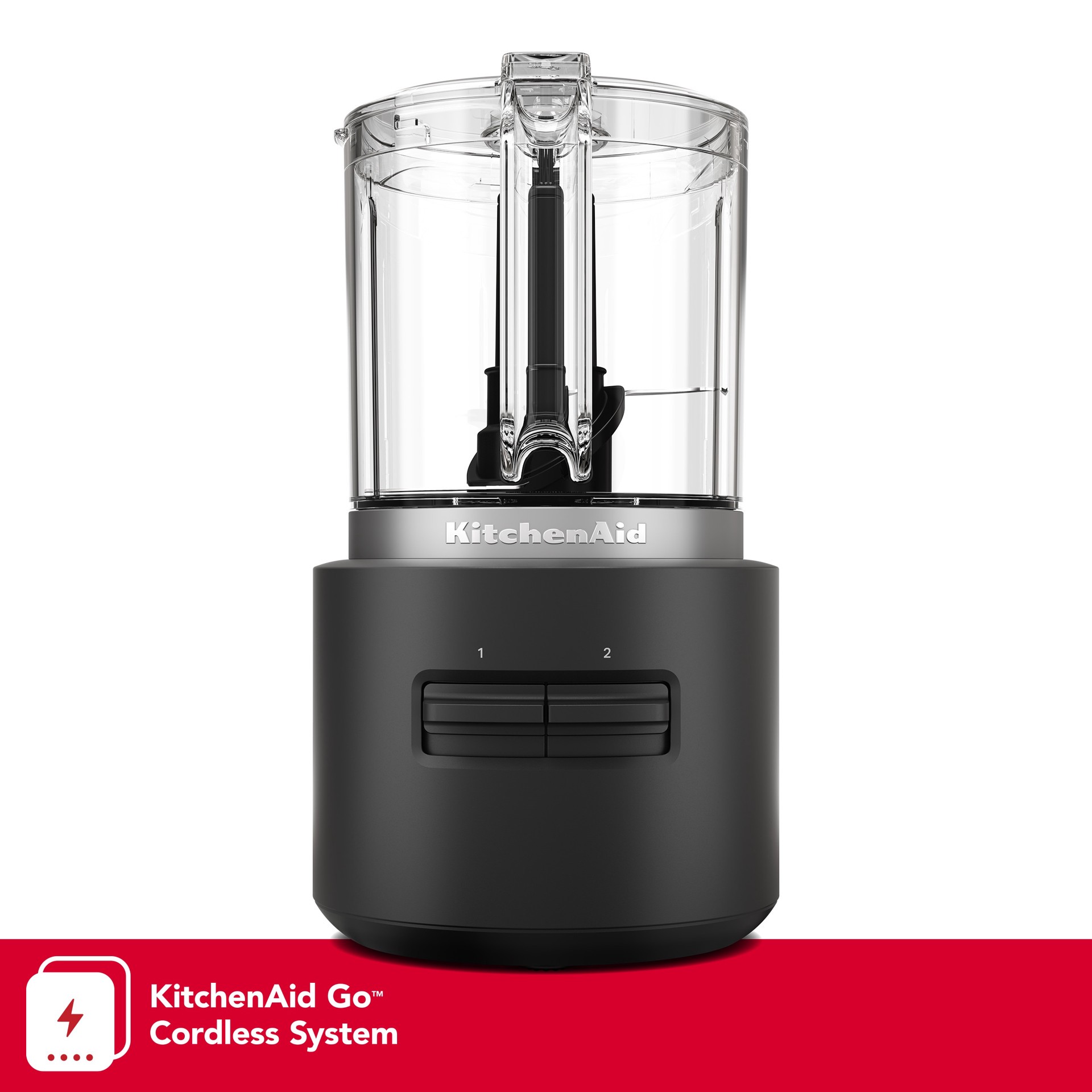 slide 2 of 6, KitchenAid Go 5-Cup Plastic Mini Food Chopper ( Matte Black ), 1 ct