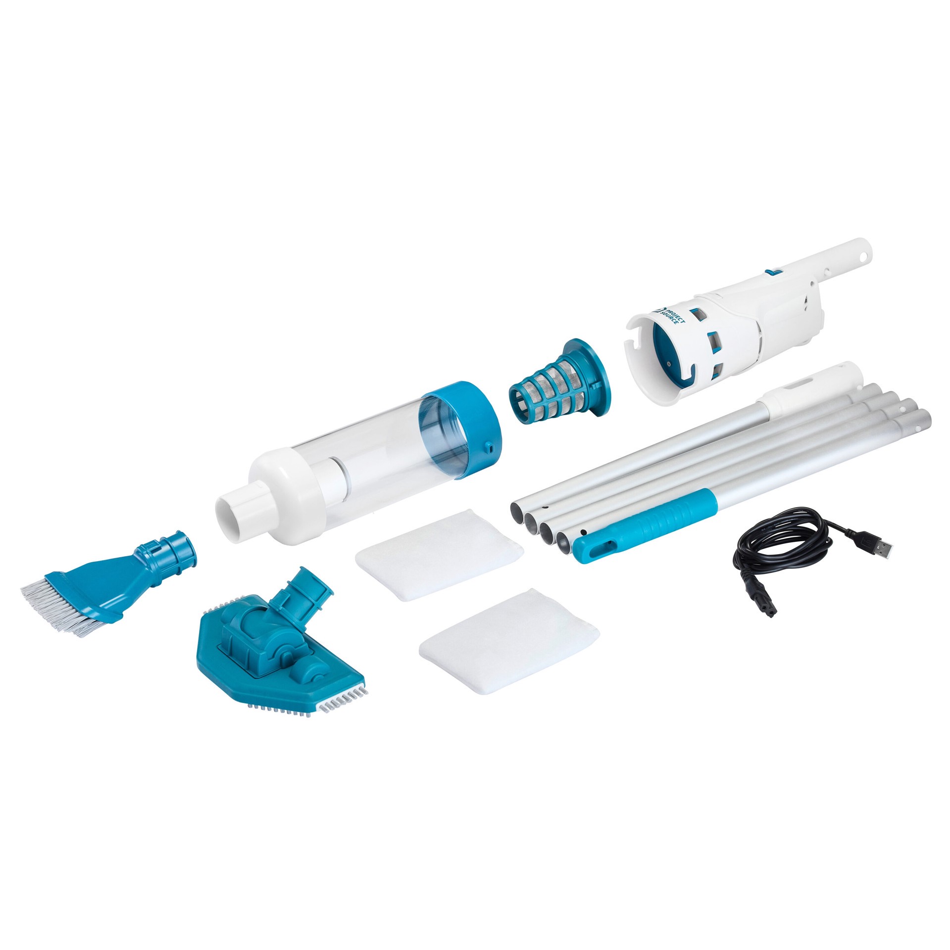 slide 2 of 3, Project Source 7.5-in Handheld Pool Vacuum, 1 ct