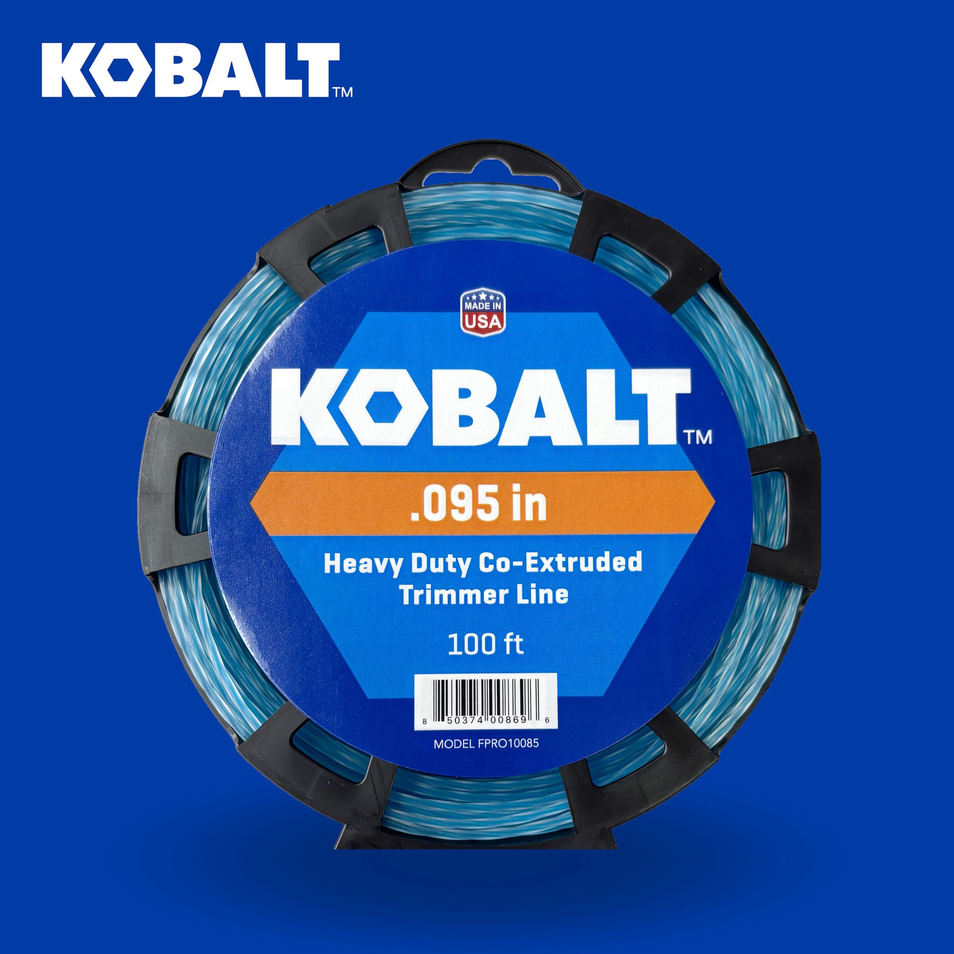 slide 2 of 4, Kobalt 100 -Pack 0.095-in x 100-ft Spooled Trimmer Line, 1 ct