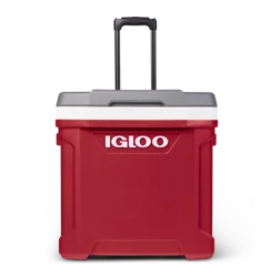 Igloo Red, White, Grey 60 Quart(s) Hard Insulated Wheeled Chest cooler