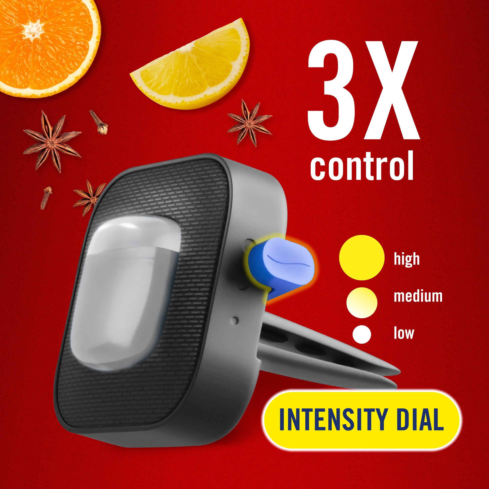 slide 3 of 6, Febreze CAR 0.07 -fl oz Old Spice Dispenser Air Freshener 2 -Pack, 1 ct