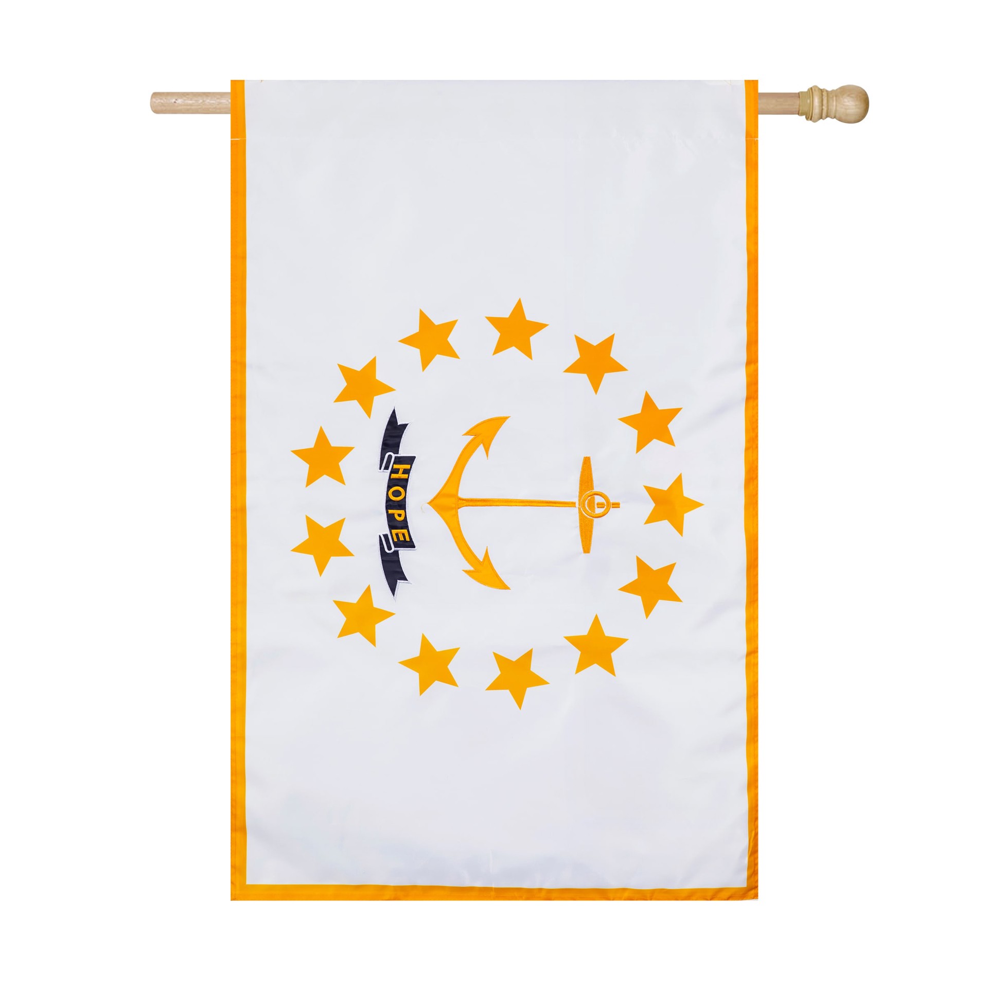 slide 2 of 6, Style Selections 2 W x 4 H State Rhode Island State House flag, 1 ct
