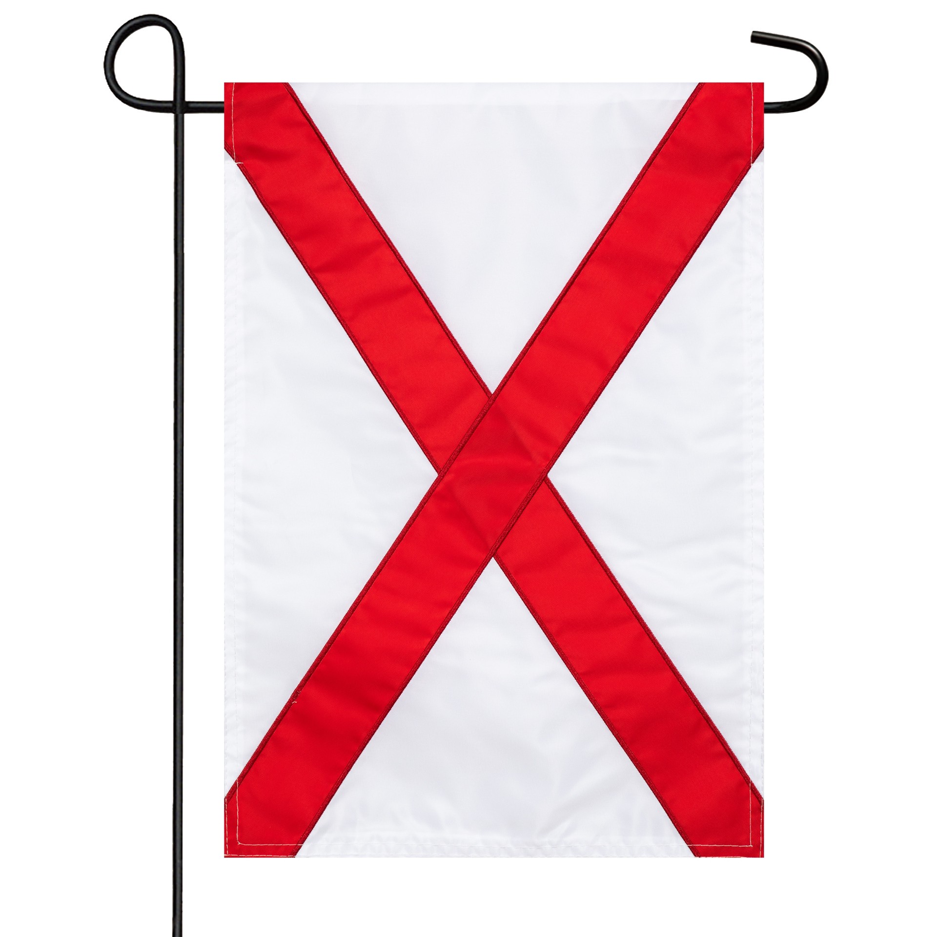 slide 2 of 6, Style Selections 1 W x 1.5 H Alabama State Garden flag, 1 ct
