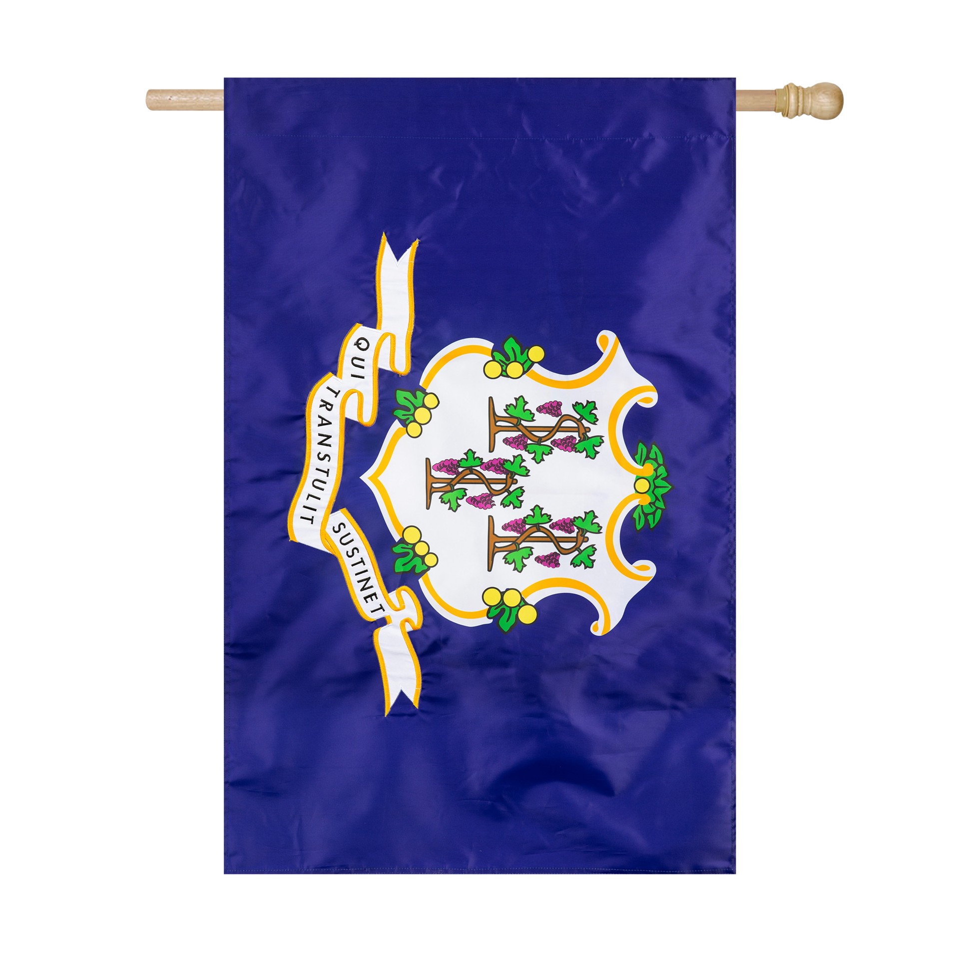 slide 2 of 6, Style Selections 2 W x 4 H Connecticut State House flag, 1 ct