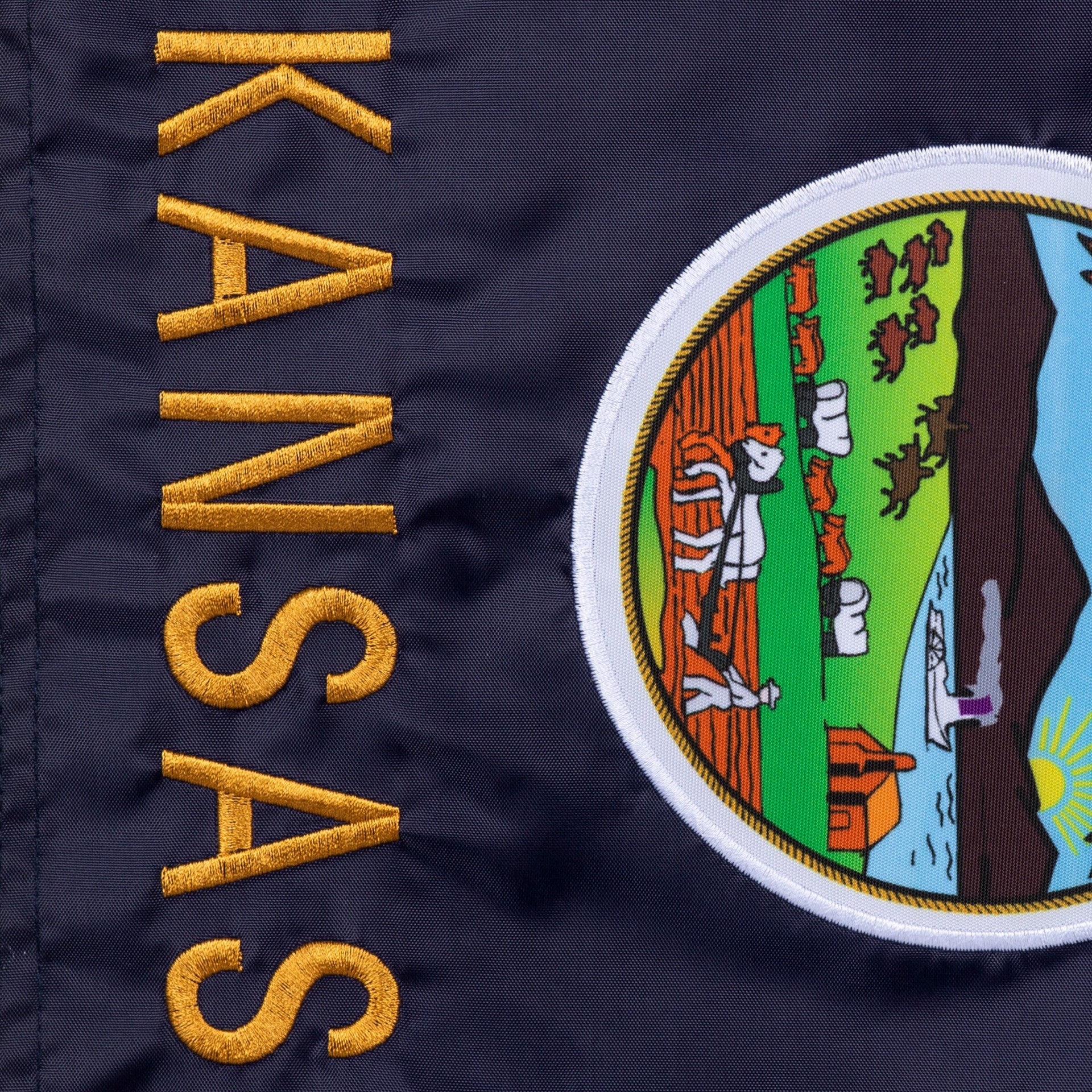 slide 6 of 6, Style Selections 1 W x 1.5 H State Kansas State Garden flag, 1 ct
