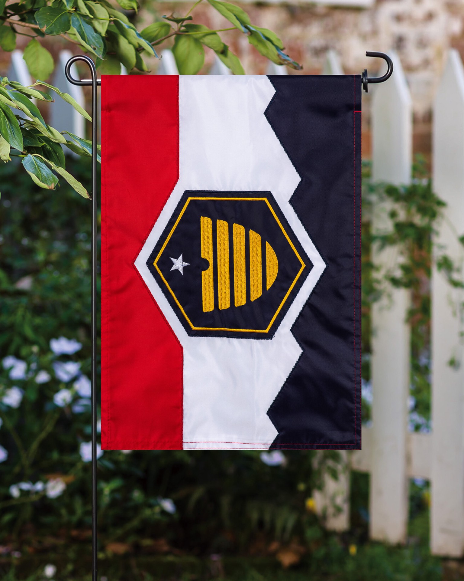 slide 4 of 6, Style Selections 1 W x 1.5 H State Utah State Garden flag, 1 ct