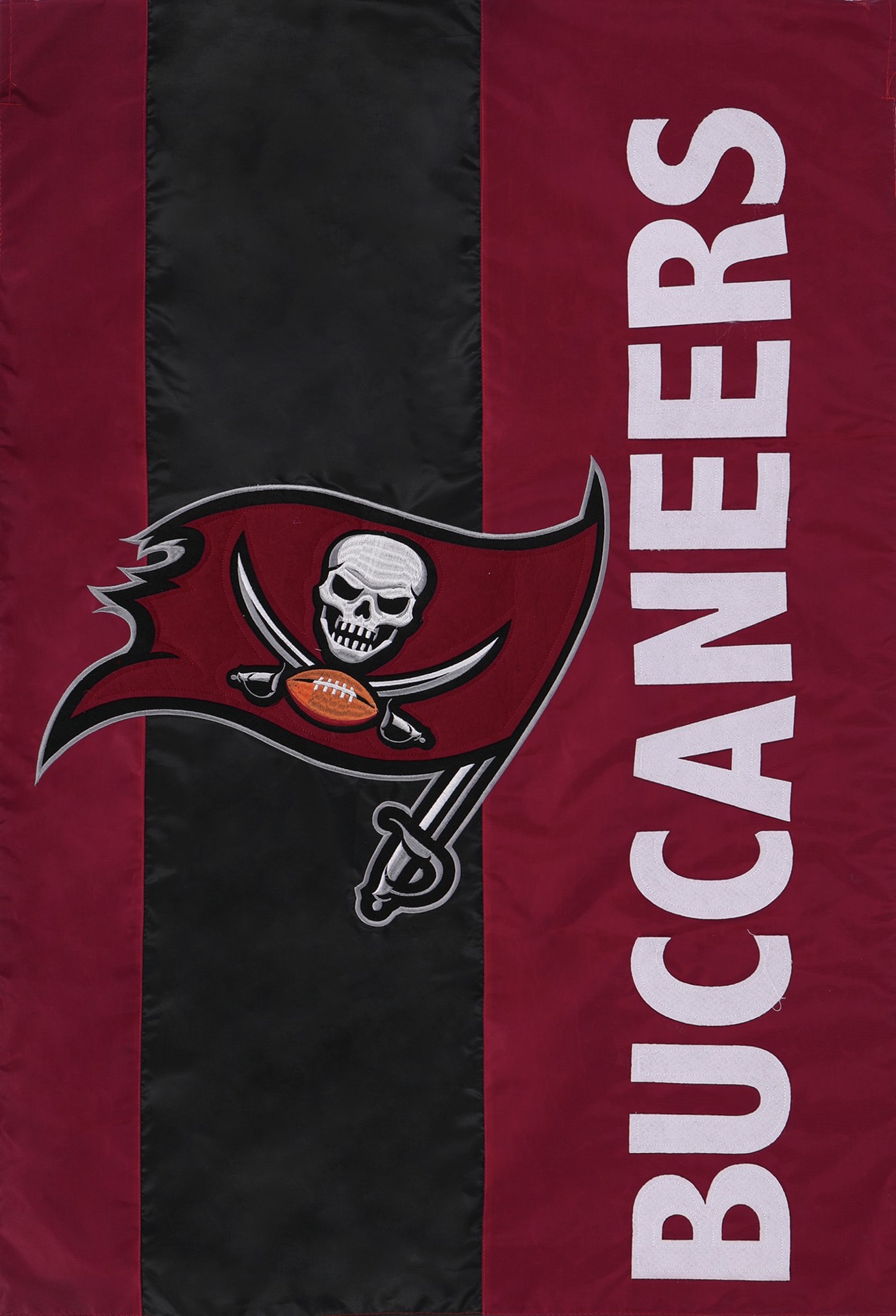 slide 1 of 2, Style Selections 1 W x 1.5 H Tampa Bay Buccaneers Garden flag, 1 ct