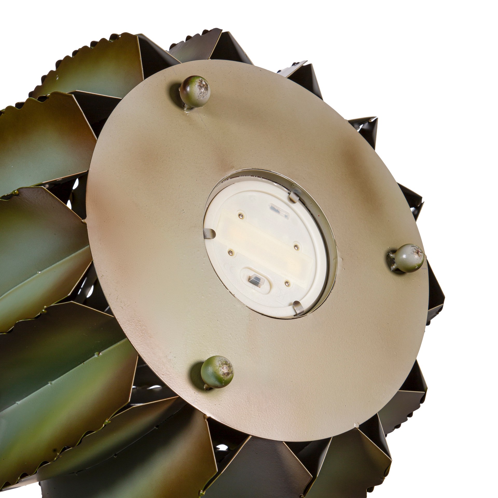 slide 4 of 6, Style Selections 16.92-in H x 16.54-in W Green Cactus Garden Statue, 1 ct