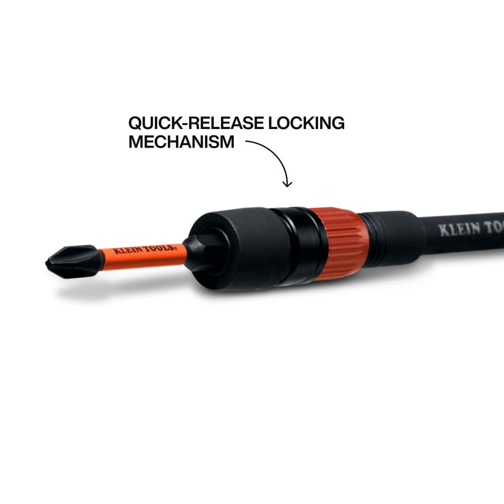 slide 3 of 5, Klein Tools 6-Inch Dual-Lock Impact Extension, 1 ct