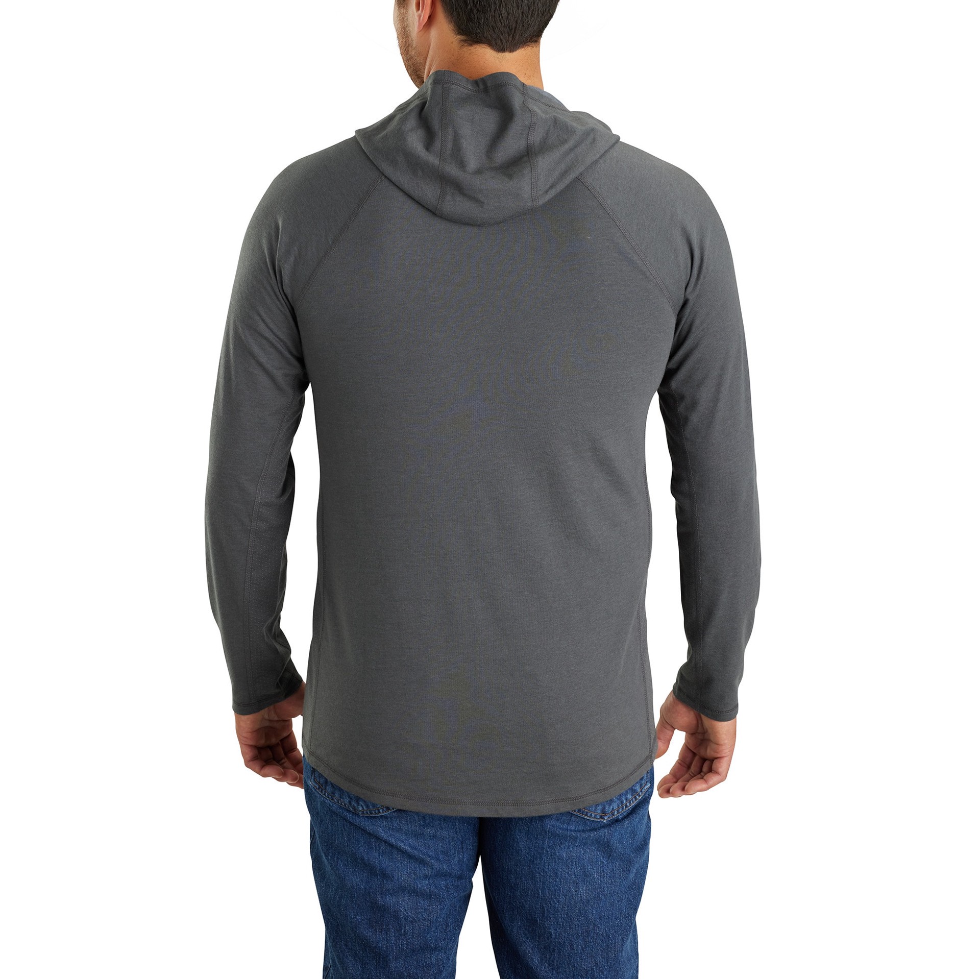 slide 2 of 4, Carhartt Men's Gray Medium weight Jersey Long sleeve T-shirt ( Medium ), 1 ct